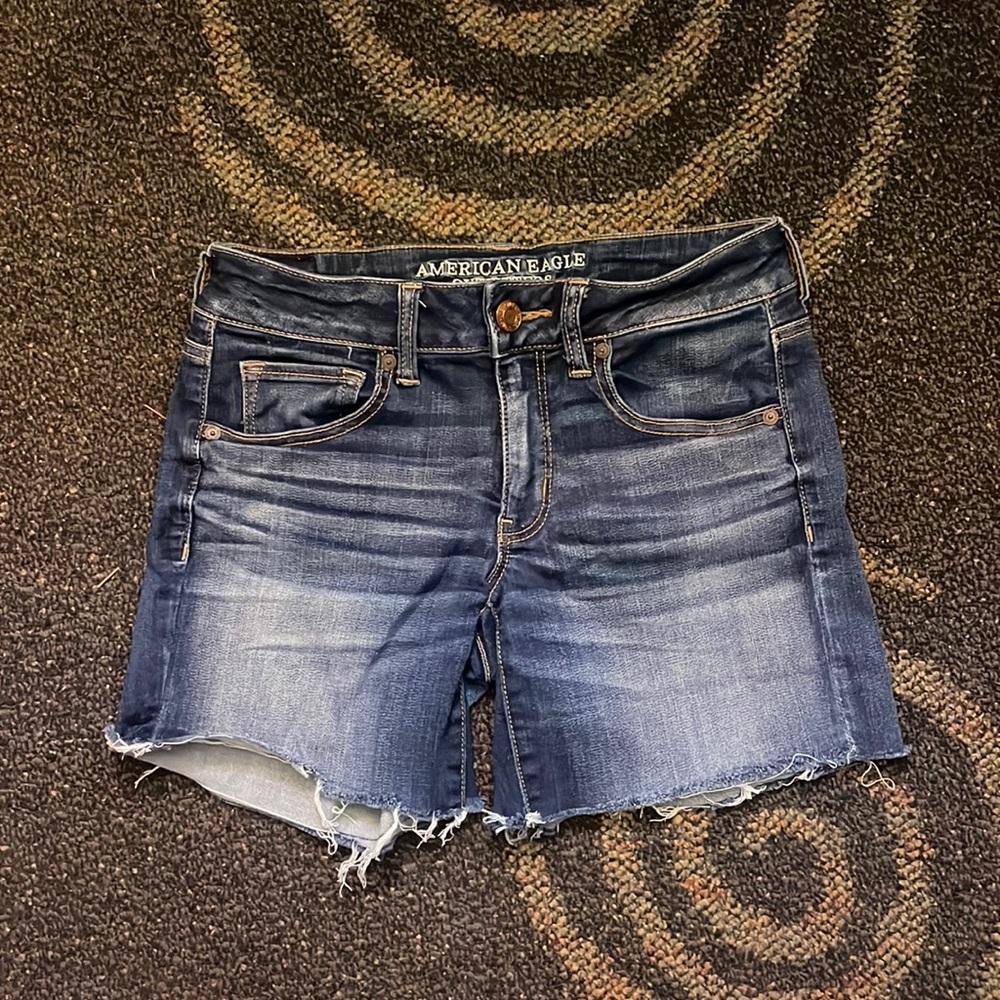 American Eagle Midi Jean shorts